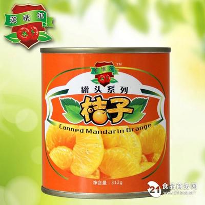 罐头厂家直供 糖水桔子橘子罐头 245*6瓶(中国 保定)-保定沃克食品股份