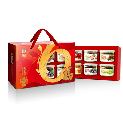 【【朗源】直销批发 中秋食品礼品 梅干果干若羌枣苹果粒等 6盒罐装】价格,厂家,图片,坚果炒货,朗源股份-